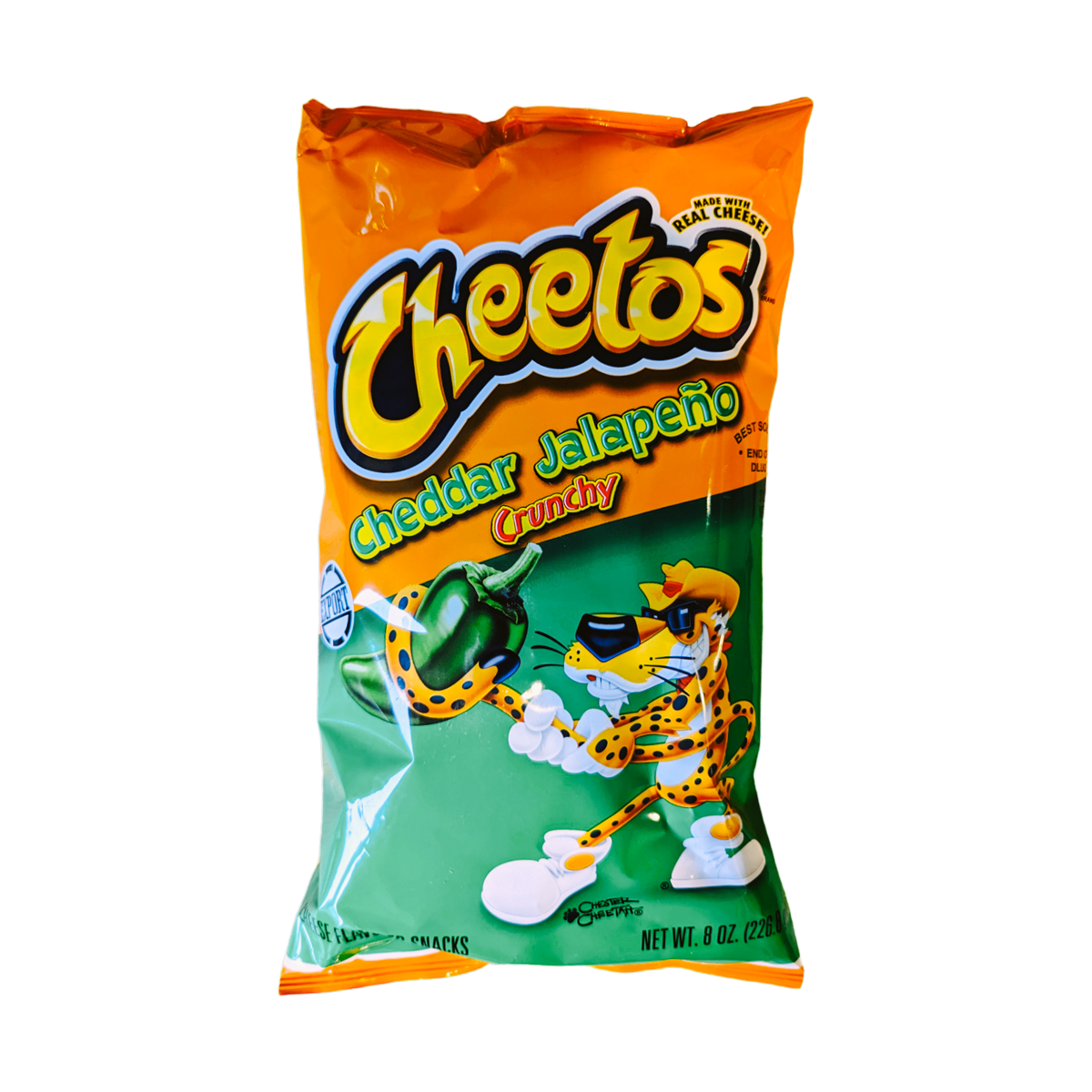 Cheetos Cheddar Jalapeno Crunchy - 226g - Click Candy Shop